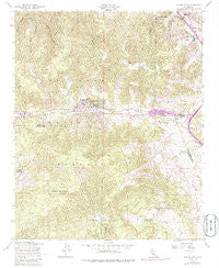 Frazier Mtn California Historical topographic map, 1:24000 scale, 7.5 X 7.5 Minute, Year 1958