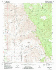 Frazier Valley California Historical topographic map, 1:24000 scale, 7.5 X 7.5 Minute, Year 1957