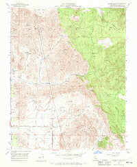 Frazier Valley California Historical topographic map, 1:24000 scale, 7.5 X 7.5 Minute, Year 1957