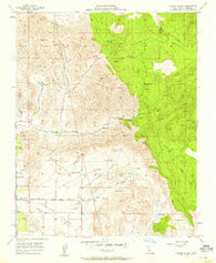 Frazier Valley California Historical topographic map, 1:24000 scale, 7.5 X 7.5 Minute, Year 1957