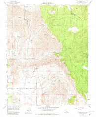 Frazier Valley California Historical topographic map, 1:24000 scale, 7.5 X 7.5 Minute, Year 1957