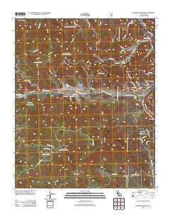 Frazier Mountain California Historical topographic map, 1:24000 scale, 7.5 X 7.5 Minute, Year 2012