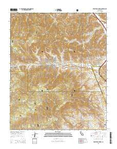 Frazier Mountain California Current topographic map, 1:24000 scale, 7.5 X 7.5 Minute, Year 2015