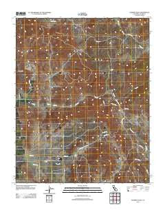 Frazier Valley California Historical topographic map, 1:24000 scale, 7.5 X 7.5 Minute, Year 2012