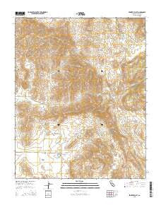 Frazier Valley California Current topographic map, 1:24000 scale, 7.5 X 7.5 Minute, Year 2015