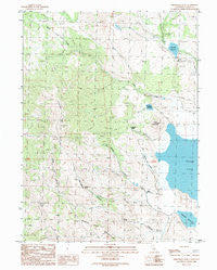 Fredonyer Peak California Historical topographic map, 1:24000 scale, 7.5 X 7.5 Minute, Year 1989
