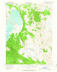 Fredonyer Peak California Historical topographic map, 1:62500 scale, 15 X 15 Minute, Year 1954