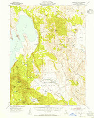 Fredonyer Peak California Historical topographic map, 1:62500 scale, 15 X 15 Minute, Year 1954