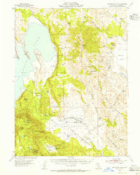 Fredonyer Peak California Historical topographic map, 1:62500 scale, 15 X 15 Minute, Year 1954