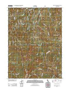Fredonyer Pass California Historical topographic map, 1:24000 scale, 7.5 X 7.5 Minute, Year 2012