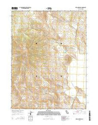 Fredonyer Peak California Current topographic map, 1:24000 scale, 7.5 X 7.5 Minute, Year 2015