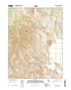 Fredonyer Peak California Current topographic map, 1:24000 scale, 7.5 X 7.5 Minute, Year 2015