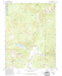 Freel Peak California Historical topographic map, 1:24000 scale, 7.5 X 7.5 Minute, Year 1992