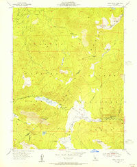 Freel Peak California Historical topographic map, 1:24000 scale, 7.5 X 7.5 Minute, Year 1955