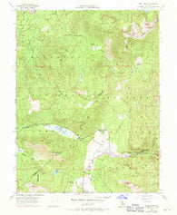 Freel Peak California Historical topographic map, 1:24000 scale, 7.5 X 7.5 Minute, Year 1955