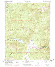 Freel Peak California Historical topographic map, 1:24000 scale, 7.5 X 7.5 Minute, Year 1955