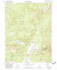 Freel Peak California Historical topographic map, 1:24000 scale, 7.5 X 7.5 Minute, Year 1955