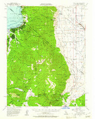 Freel Peak California Historical topographic map, 1:62500 scale, 15 X 15 Minute, Year 1956