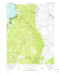Freel Peak California Historical topographic map, 1:62500 scale, 15 X 15 Minute, Year 1956