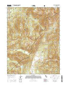 Freel Peak California Current topographic map, 1:24000 scale, 7.5 X 7.5 Minute, Year 2015