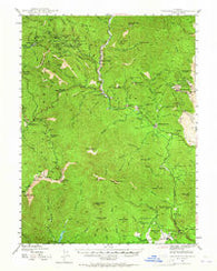 French Gulch California Historical topographic map, 1:62500 scale, 15 X 15 Minute, Year 1944