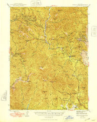 French Gulch California Historical topographic map, 1:62500 scale, 15 X 15 Minute, Year 1948