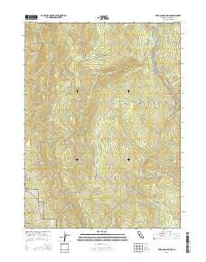 French Camp Ridge California Current topographic map, 1:24000 scale, 7.5 X 7.5 Minute, Year 2015