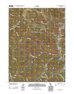 French Gulch California Historical topographic map, 1:24000 scale, 7.5 X 7.5 Minute, Year 2012