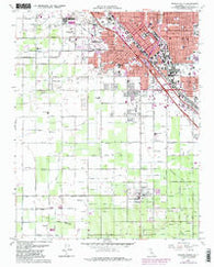 Fresno South California Historical topographic map, 1:24000 scale, 7.5 X 7.5 Minute, Year 1963