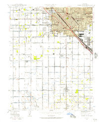 Fresno South California Historical topographic map, 1:24000 scale, 7.5 X 7.5 Minute, Year 1946