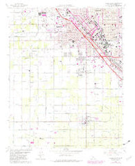 Fresno South California Historical topographic map, 1:24000 scale, 7.5 X 7.5 Minute, Year 1963