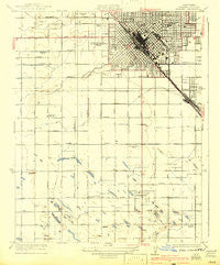 Fresno California Historical topographic map, 1:31680 scale, 7.5 X 7.5 Minute, Year 1923