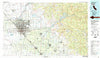 Fresno California Historical topographic map, 1:100000 scale, 30 X 60 Minute, Year 1982