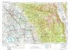 Fresno California Historical topographic map, 1:250000 scale, 1 X 2 Degree, Year 1962