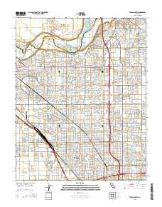 Fresno North California Current topographic map, 1:24000 scale, 7.5 X 7.5 Minute, Year 2015