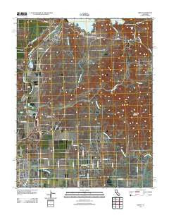 Friant California Historical topographic map, 1:24000 scale, 7.5 X 7.5 Minute, Year 2012