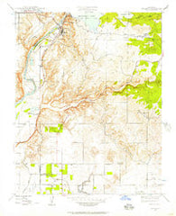 Friant California Historical topographic map, 1:24000 scale, 7.5 X 7.5 Minute, Year 1946