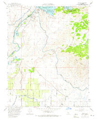 Friant California Historical topographic map, 1:24000 scale, 7.5 X 7.5 Minute, Year 1964