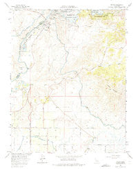 Friant California Historical topographic map, 1:24000 scale, 7.5 X 7.5 Minute, Year 1964