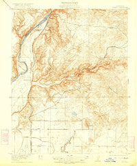 Friant California Historical topographic map, 1:31680 scale, 7.5 X 7.5 Minute, Year 1922
