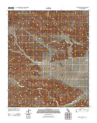 Fried Liver Wash California Historical topographic map, 1:24000 scale, 7.5 X 7.5 Minute, Year 2012