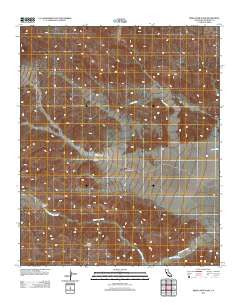 Fried Liver Wash California Historical topographic map, 1:24000 scale, 7.5 X 7.5 Minute, Year 2012