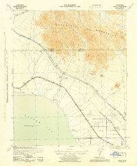 Frink California Historical topographic map, 1:62500 scale, 15 X 15 Minute, Year 1944