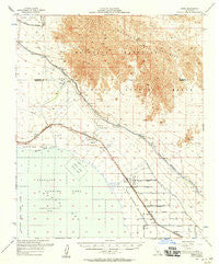 Frink California Historical topographic map, 1:62500 scale, 15 X 15 Minute, Year 1956
