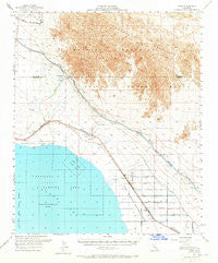 Frink California Historical topographic map, 1:62500 scale, 15 X 15 Minute, Year 1956