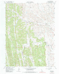 Fruto California Historical topographic map, 1:24000 scale, 7.5 X 7.5 Minute, Year 1968