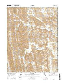 Fruto California Current topographic map, 1:24000 scale, 7.5 X 7.5 Minute, Year 2015