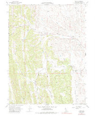 Fruto California Historical topographic map, 1:24000 scale, 7.5 X 7.5 Minute, Year 1968