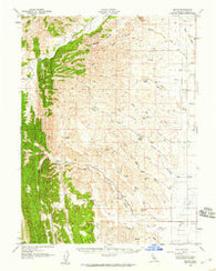 Fruto California Historical topographic map, 1:62500 scale, 15 X 15 Minute, Year 1958