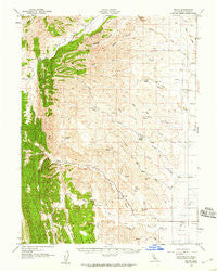Fruto California Historical topographic map, 1:62500 scale, 15 X 15 Minute, Year 1958